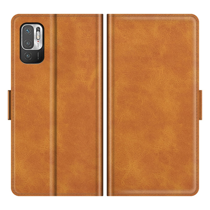Para Xiaomi Redmi Note 10 5G Funda de cuero con tapa horizontal con hebilla magnética de doble cara con soporte, ranuras para tarjetas y billetera, For Xiaomi Redmi Note 10 5G