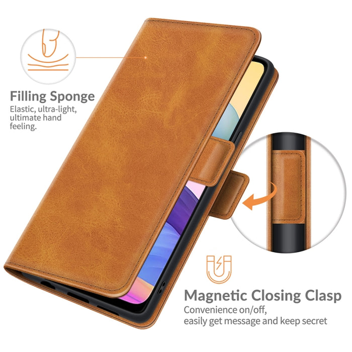 Para Xiaomi Redmi Note 10 5G Funda de cuero con tapa horizontal con hebilla magnética de doble cara con soporte, ranuras para tarjetas y billetera, For Xiaomi Redmi Note 10 5G