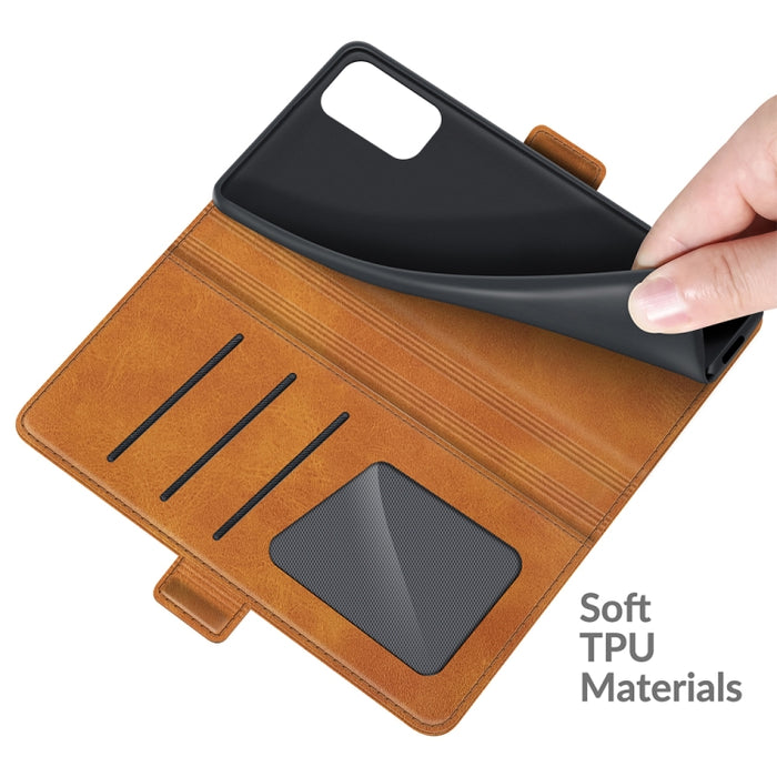 Para Xiaomi Redmi Note 10 5G Funda de cuero con tapa horizontal con hebilla magnética de doble cara con soporte, ranuras para tarjetas y billetera, For Xiaomi Redmi Note 10 5G