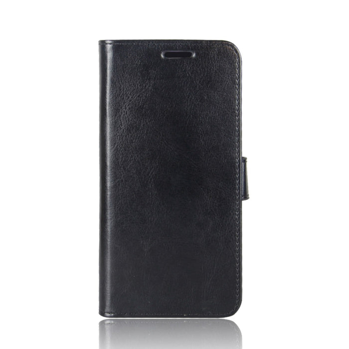 Funda para teléfono celular con soporte y tapa de cuero PU Crazy Horse con billetera para iPhone XI (2019)