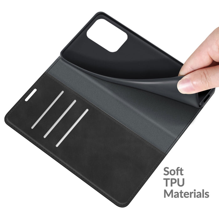 Para Xiaomi Redmi Note 10 4G / Note 10S Funda de cuero de succión magnética de negocios de piel retro con soporte, ranuras para tarjetas y billetera, For Xiaomi Redmi Note 10S, For Xiaomi Redmi Note 10 4G