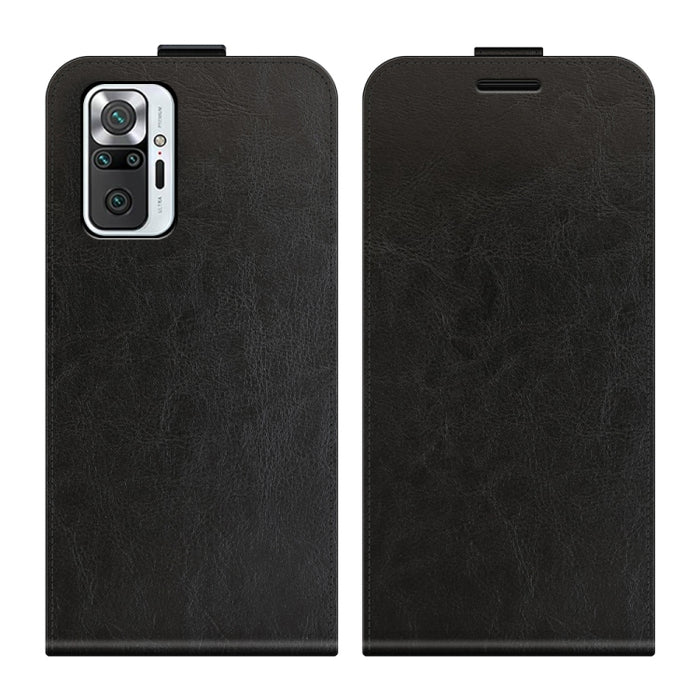 Para Xiaomi Redmi Note 10 Pro / Note 10 Pro (versión india) / Note 10 Pro Max R64 Textura Funda protectora de cuero con tapa vertical única con ranuras para tarjetas y marco de fotos, For Xiaomi Redmi Note 10 Pro