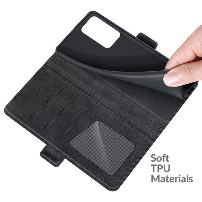 Para Xiaomi Redmi Note 10 Pro / Note 10 Pro (versión india) / Note 10 Pro Max Estuche de cuero con tapa horizontal y hebilla magnética de doble cara con soporte, ranuras para tarjetas y billetera, For Xiaomi Redmi Note 10 Pro