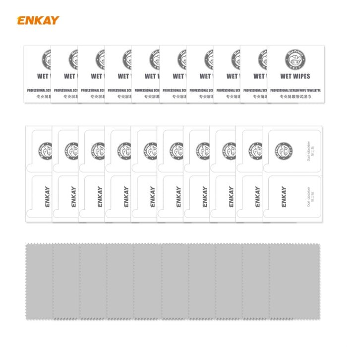 10 PCS ENKAY Hat-Prince Full Glue 0.26mm 9H 2.5D Película de cobertura total de vidrio templado, For Nokia X10 / X20(10pcs）, For Xiaomi Poco M3 Pro / Redmi Note 10 5G(10pcs)