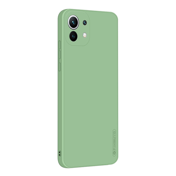 PINWUYO Touching Series Funda de silicona líquida TPU a prueba de golpes, For Xiaomi Mi 11, For Xiaomi Mi 11 Lite, For Xiaomi Mi 11 Ultra