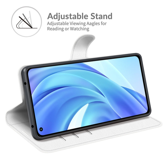 Para Xiaomi Mi 11 Lite 4G / 5G Litchi Texture Funda protectora con tapa horizontal con soporte, ranuras para tarjetas y billetera, For Xiaomi Mi 11 Lite 4G / 5G
