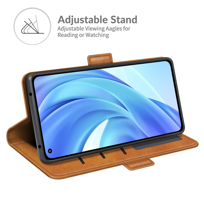 Para Xiaomi Mi 11 Lite 4G / 5G Estuche de cuero con tapa horizontal con hebilla magnética de doble cara con soporte, ranuras para tarjetas y billetera, For Xiaomi Mi 11 Lite 4G / 5G
