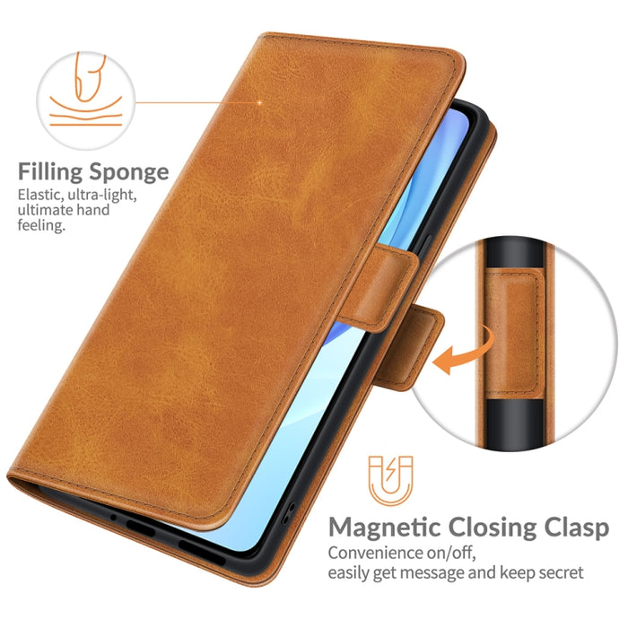 Para Xiaomi Mi 11 Lite 4G / 5G Estuche de cuero con tapa horizontal con hebilla magnética de doble cara con soporte, ranuras para tarjetas y billetera, For Xiaomi Mi 11 Lite 4G / 5G