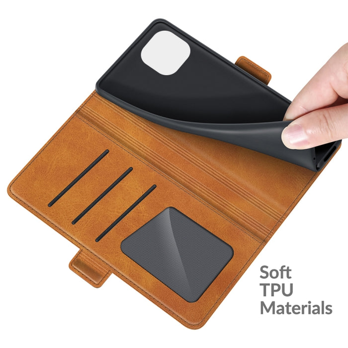 Para Xiaomi Mi 11 Lite 4G / 5G Estuche de cuero con tapa horizontal con hebilla magnética de doble cara con soporte, ranuras para tarjetas y billetera, For Xiaomi Mi 11 Lite 4G / 5G