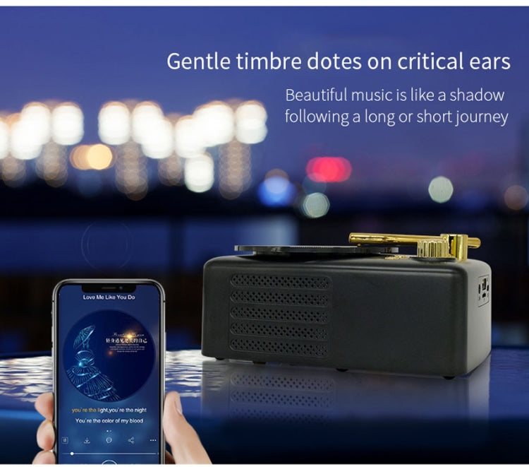 Estilo retro, antena receptora FM incorporada de alta sensibilidad, viaje a largo plazo