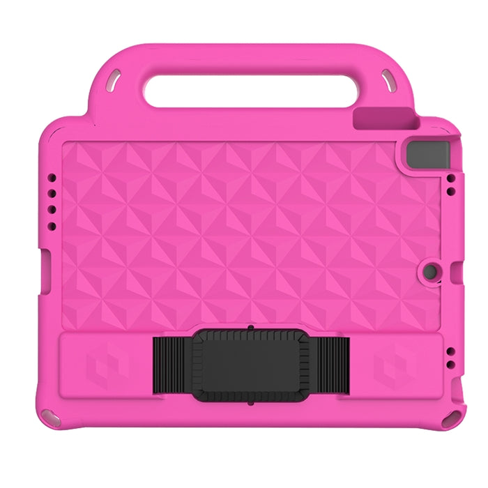 Funda protectora de manga anticaída a prueba de golpes de EVA Diamond Series con soporte y correa, For iPad Air / Air 2 / Pro 9.7 / 9.7 2017/ 2018