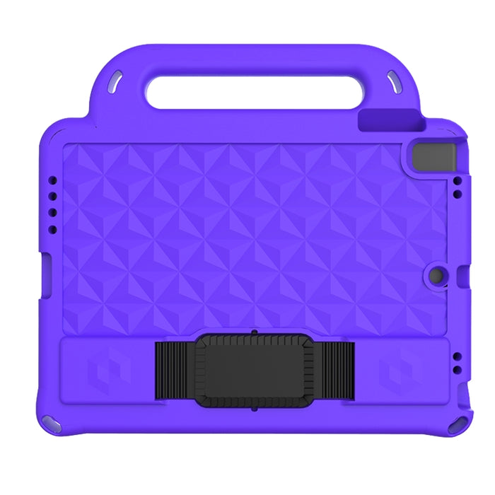 Funda protectora de manga anticaída a prueba de golpes de EVA Diamond Series con soporte y correa, For iPad Air / Air 2 / Pro 9.7 / 9.7 2017/ 2018