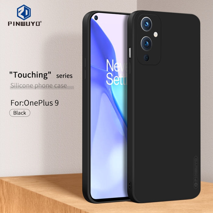 PINWUYO Touching Series Funda de silicona líquida TPU a prueba de golpes, For OnePlus 9, For OnePlus 9 Pro, For Xiaomi Mi 11 Pro