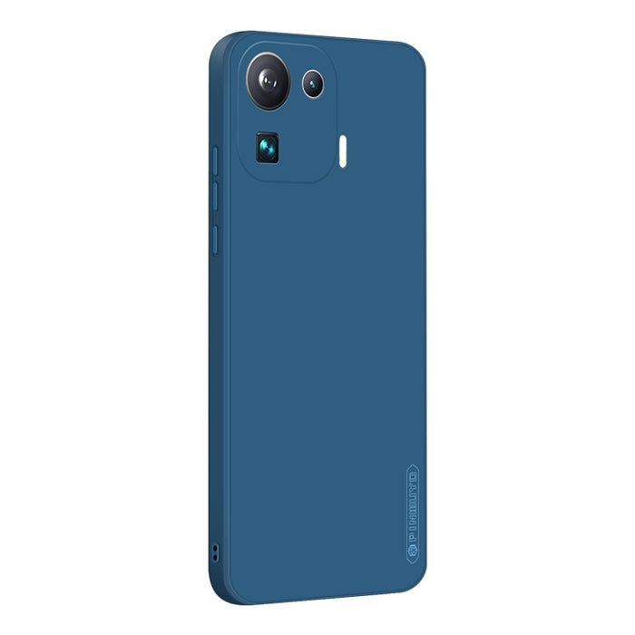 PINWUYO Touching Series Funda de silicona líquida TPU a prueba de golpes, For OnePlus 9, For OnePlus 9 Pro, For Xiaomi Mi 11 Pro