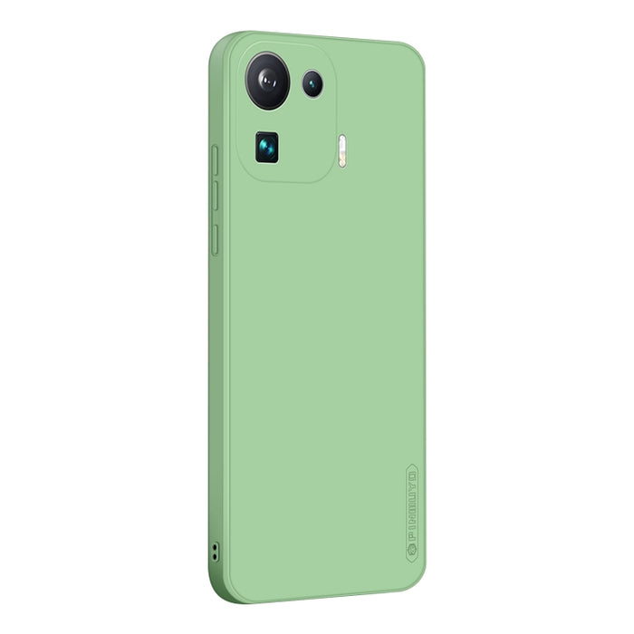 PINWUYO Touching Series Funda de silicona líquida TPU a prueba de golpes, For OnePlus 9, For OnePlus 9 Pro, For Xiaomi Mi 11 Pro