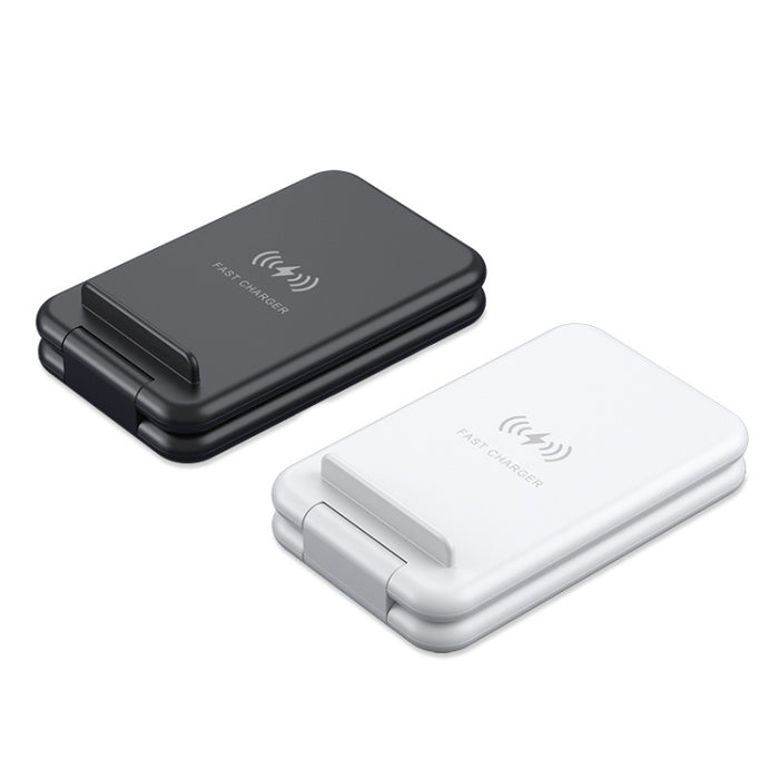 15W 3 en 1 soporte de teléfono de estación de cargador inalámbrico rápido Qi plegable para iPhones y iWatches y Airpods