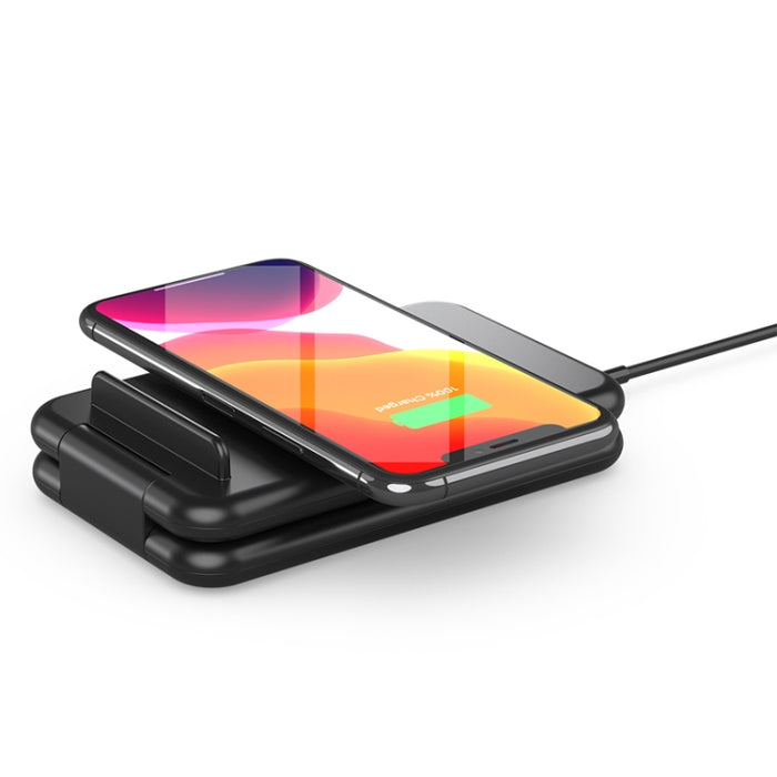 15W 3 en 1 soporte de teléfono de estación de cargador inalámbrico rápido Qi plegable para iPhones y iWatches y Airpods