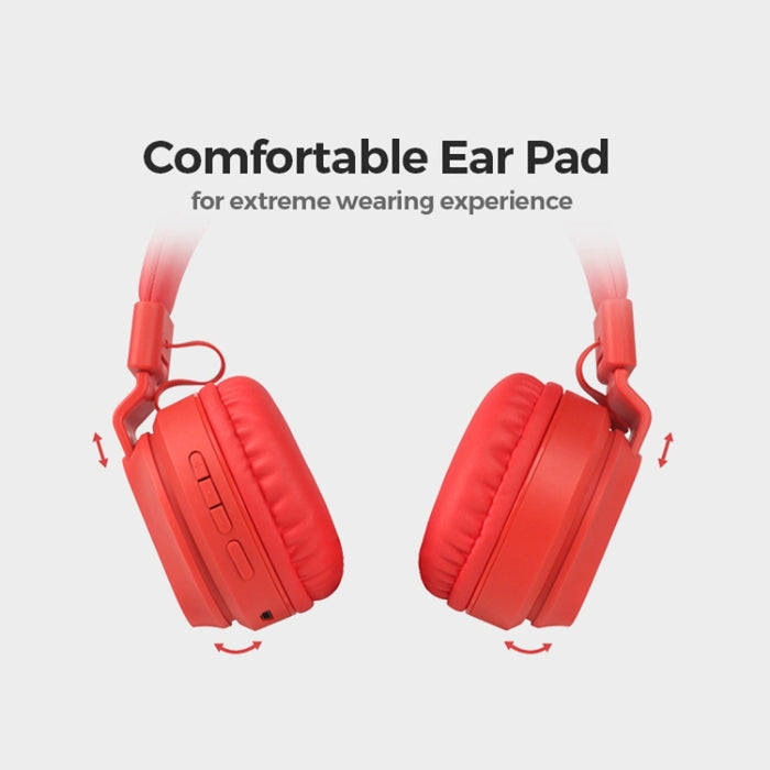 BOBo Kids Gift Bluetooth 5.0 Bass Cancelación de ruido Auriculares inalámbricos estéreo con micrófono, compatible con tarjeta TF / FM / AUX-in