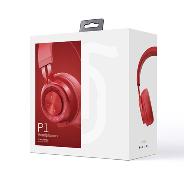 Fingertime P1 Inalámbrico Bluetooth 5.0 Estéreo Orejeras de cuero suave Auriculares plegables Micrófono incorporado para PC / Teléfonos celulares