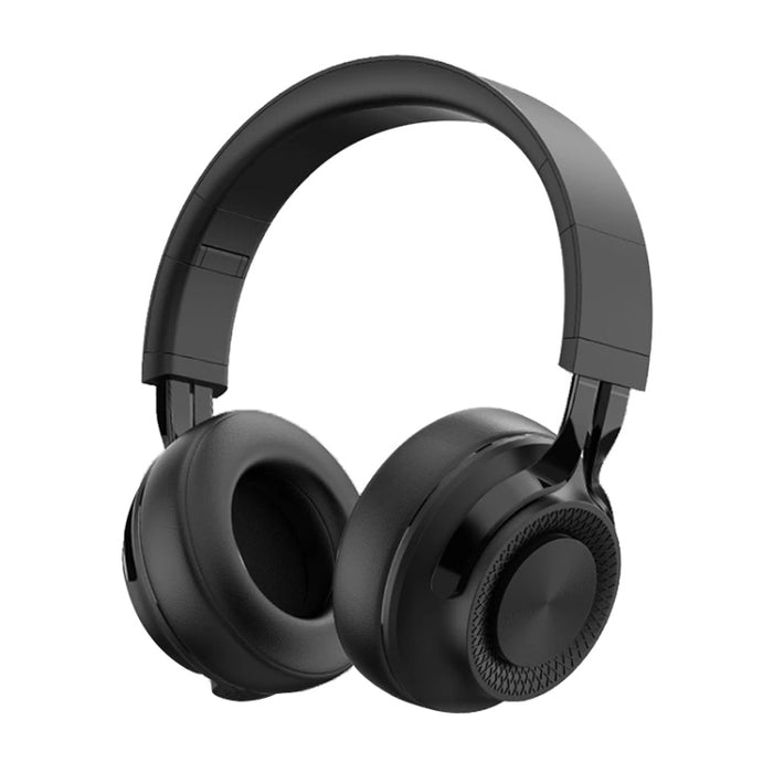Fingertime P1 Inalámbrico Bluetooth 5.0 Estéreo Orejeras de cuero suave Auriculares plegables Micrófono incorporado para PC / Teléfonos celulares