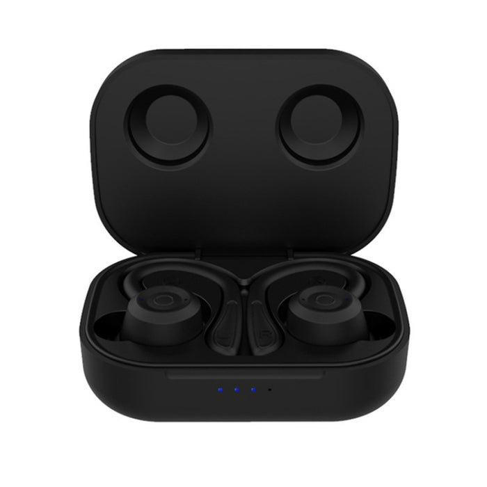 T20 TWS Bluetooth Hooks Auriculares deportivos inalámbricos con caja de carga IPX6 Auriculares impermeables con cancelación de ruido