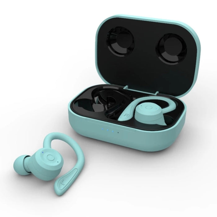 T20 TWS Bluetooth Hooks Auriculares deportivos inalámbricos con caja de carga IPX6 Auriculares impermeables con cancelación de ruido