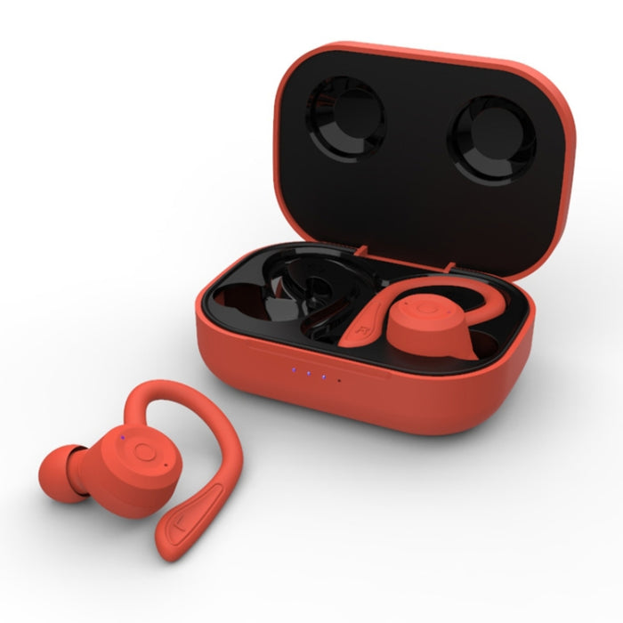 T20 TWS Bluetooth Hooks Auriculares deportivos inalámbricos con caja de carga IPX6 Auriculares impermeables con cancelación de ruido