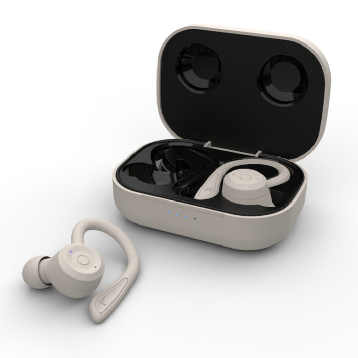 T20 TWS Bluetooth Hooks Auriculares deportivos inalámbricos con caja de carga IPX6 Auriculares impermeables con cancelación de ruido