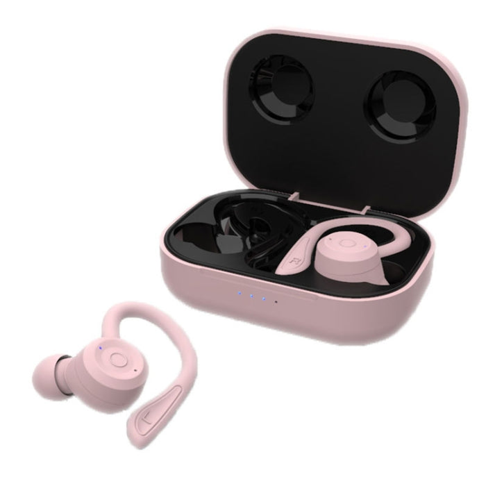 T20 TWS Bluetooth Hooks Auriculares deportivos inalámbricos con caja de carga IPX6 Auriculares impermeables con cancelación de ruido
