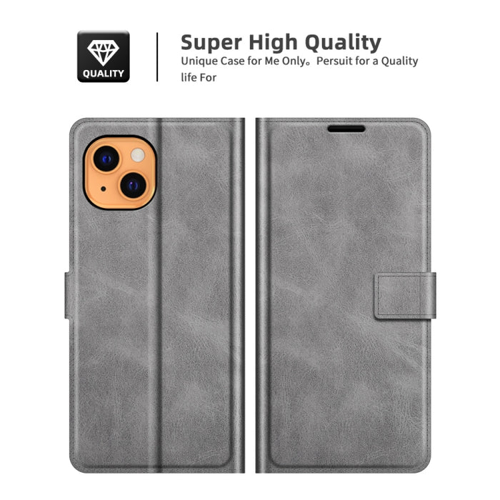 Estuche de cuero con tapa horizontal con hebilla de patrón de becerro retro con soporte y ranuras para tarjetas y billetera, For iPhone 13, For iPhone 13 Pro Max, For iPhone 13 Pro, For iPhone 13 mini