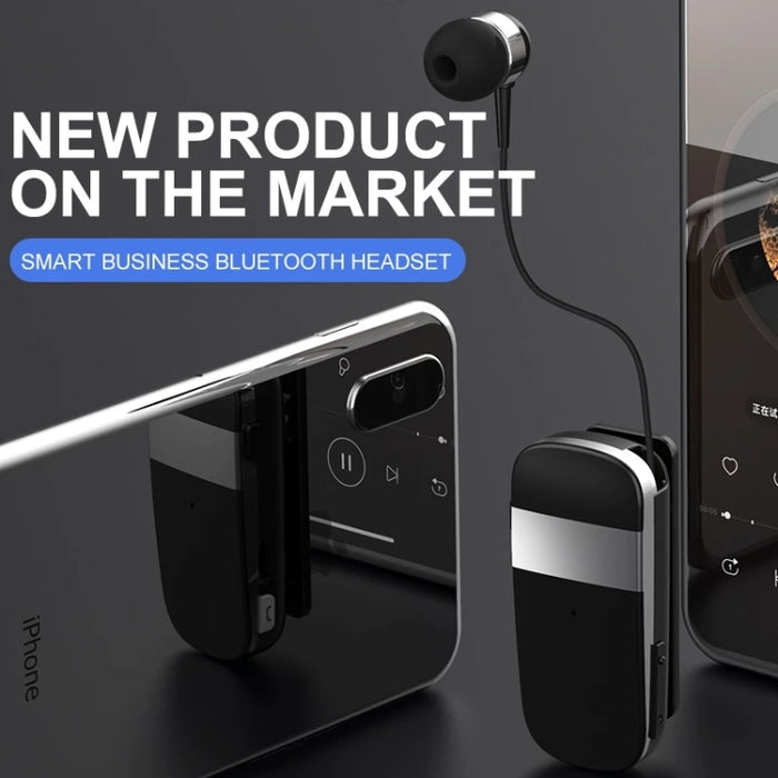 K53 Estéreo Auriculares inalámbricos con Bluetooth Llamadas Recordatorio Vibración Desgaste-Clip Controlador Auriculares Auriculares para teléfono