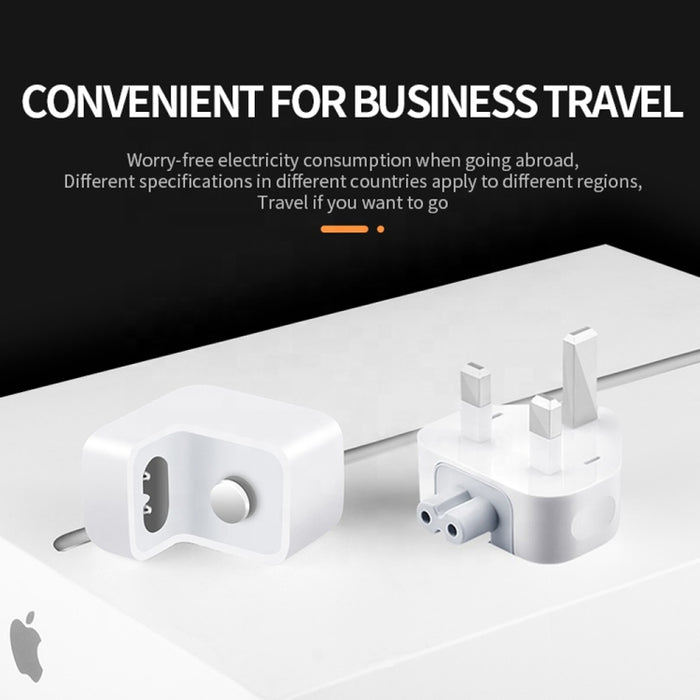 Adaptador de corriente XJ01 de 2 piezas para cargador iPad 10W 12W y cargador serie MacBook, enchufe del Reino Unido