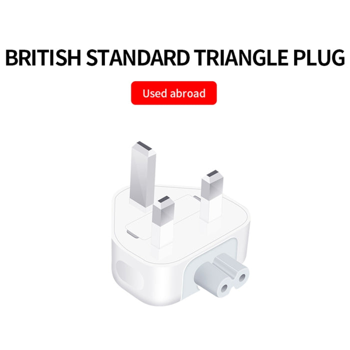 Adaptador de corriente XJ01 de 2 piezas para cargador iPad 10W 12W y cargador serie MacBook, enchufe del Reino Unido