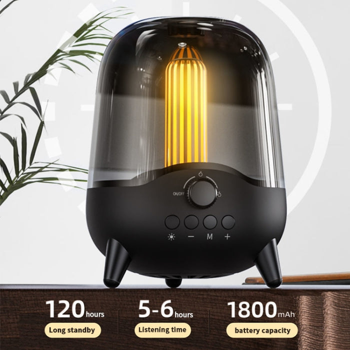 LP-20 Luz nocturna LED Inalámbrico Bluetooth 5.0 Altavoz de música Compatible con tarjeta TF / AUX