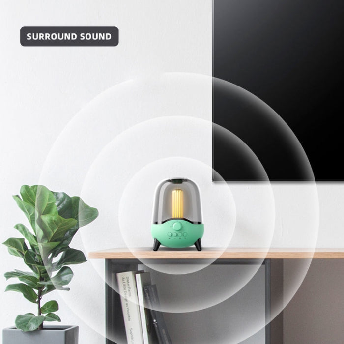 LP-20 Luz nocturna LED Inalámbrico Bluetooth 5.0 Altavoz de música Compatible con tarjeta TF / AUX