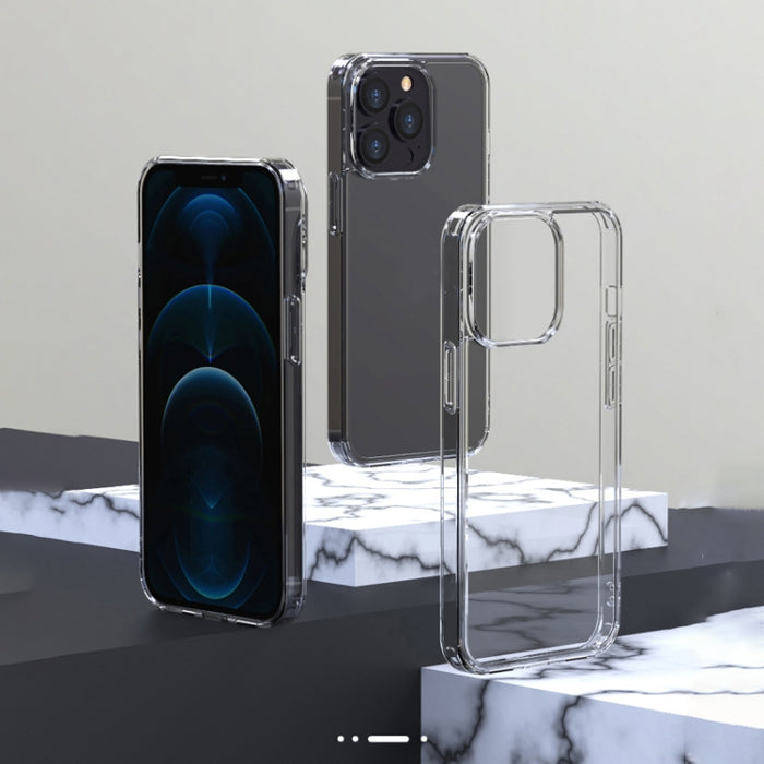 Estuche a prueba de golpes de vidrio templado de alta transparencia + TPU, For iPhone 13 Pro Max, For iPhone 13 Pro, For iPhone 13, For iPhone 13 mini