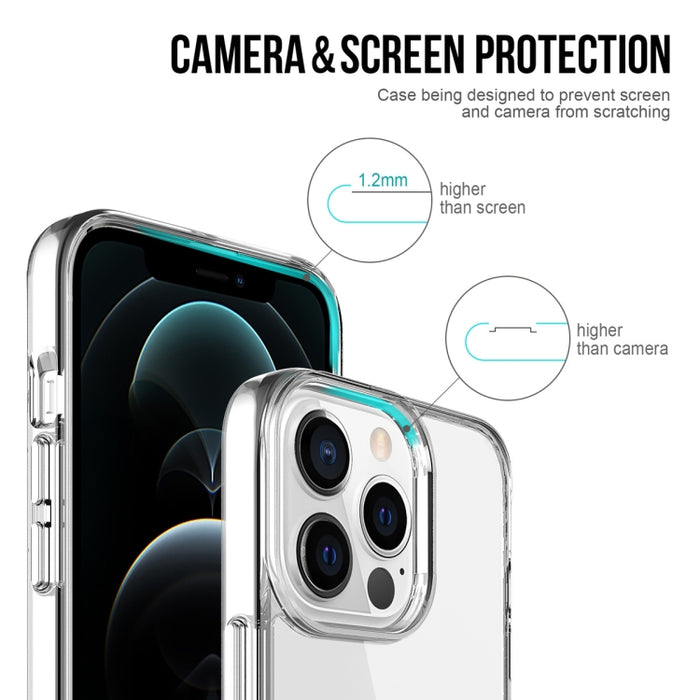 Estuche a prueba de golpes de acrílico transparente + TPU, For iPhone 13 Pro Max, For iPhone 13 Pro, For iPhone 13, For iPhone 13 mini