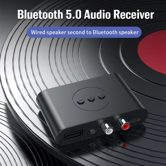 B21 Receptor de audio Bluetooth 5.0 Salida AUX RCA Reproducción de disco U