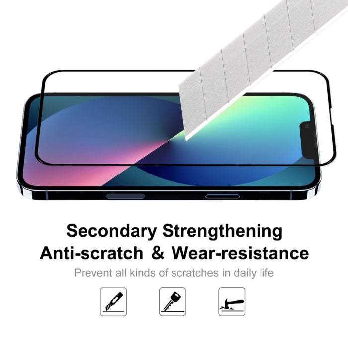 5 uds ENKAY Hat-Prince Full Glue 0,26mm 9H 2.5D Protector de pantalla de vidrio templado película de cobertura completa, For iPhone 13 mini 5pcs, For iPhone 13 / 13 Pro 5pcs, For iPhone 13 Pro Max 5pcs
