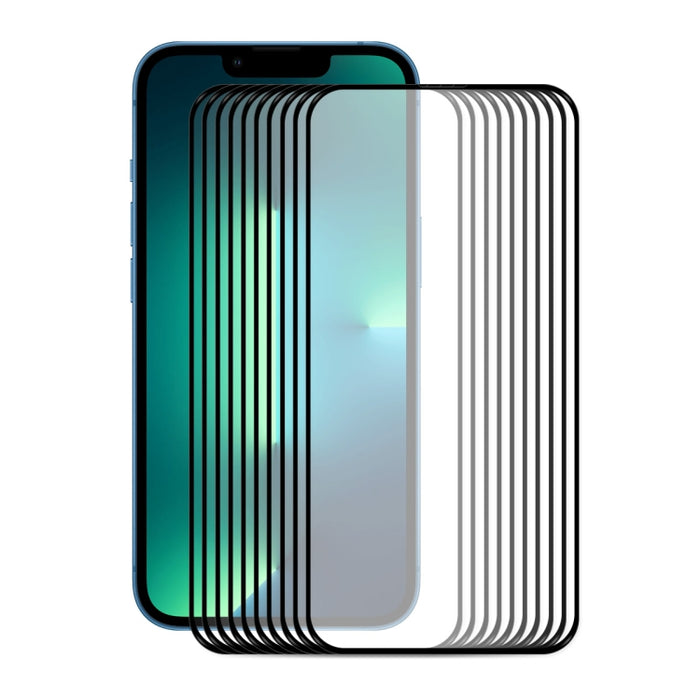 10 PCS ENKAY Hat-Prince Full Glue 0.26mm 9H 2.5D Protector de pantalla de vidrio templado Película de cobertura completa, For iPhone 13 mini 10pcs, For iPhone 13 / 13 Pro 10pcs, For iPhone 13 Pro Max 10pcs