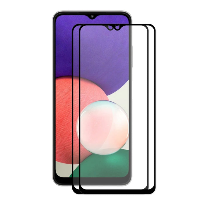 2 uds ENKAY Hat-Prince Full Glue 0,26mm 9H 2.5D Protector de pantalla de vidrio templado película de cobertura completa, For Xiaomi Redmi Note 8 2021, For Samsung Galaxy A22 4G(2 PCS), For Honor 50 SE (2 PCS), For Samsung Galaxy A22 5G(2 PCS)          ...