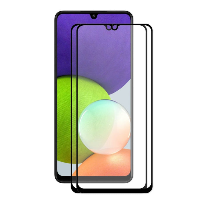 2 uds ENKAY Hat-Prince Full Glue 0,26mm 9H 2.5D Protector de pantalla de vidrio templado película de cobertura completa, For Xiaomi Redmi Note 8 2021, For Samsung Galaxy A22 4G(2 PCS), For Honor 50 SE (2 PCS), For Samsung Galaxy A22 5G(2 PCS)          ...