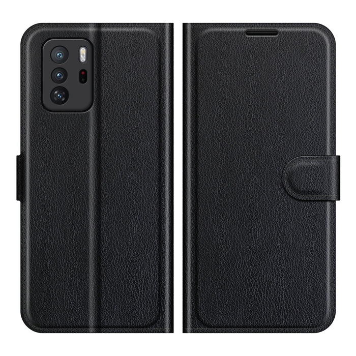 Para Xiaomi Redmi Note 10 Pro 5G China / Poco X3 GT Litchi Texture Funda protectora con tapa horizontal con soporte, ranuras para tarjetas y billetera, For For Xiaomi Poco X3 GT, For Xiaomi Redmi Note 10 Pro India