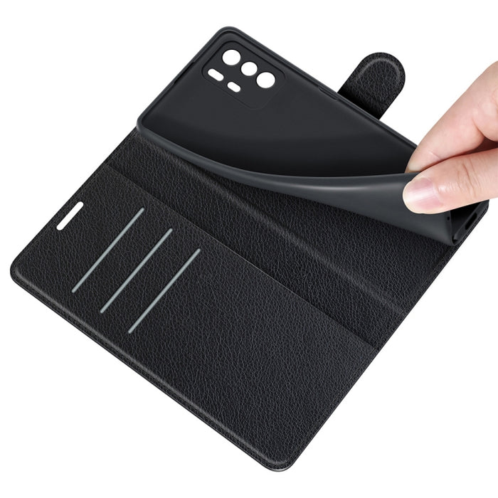 Para Xiaomi Redmi Note 10 Pro 5G China / Poco X3 GT Litchi Texture Funda protectora con tapa horizontal con soporte, ranuras para tarjetas y billetera, For For Xiaomi Poco X3 GT, For Xiaomi Redmi Note 10 Pro India