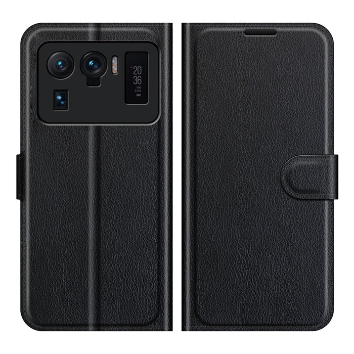 Para Xiaomi Mi 11 Ultra Litchi Texture Funda protectora con tapa horizontal con soporte y ranuras para tarjetas y billetera, For Xiaomi Mi 11 Ultra