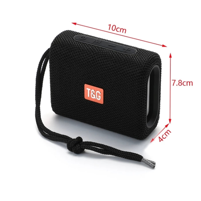 T & G TG313 portátil al aire libre impermeable Bluetooth altavoz Subwoofer soporte TF tarjeta FM Radio AUX