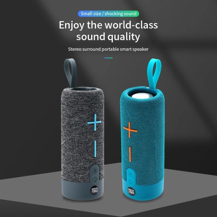 T&G TG619 Altavoz inalámbrico Bluetooth portátil Impermeable Subwoofer de graves para exteriores Soporte AUX TF USB