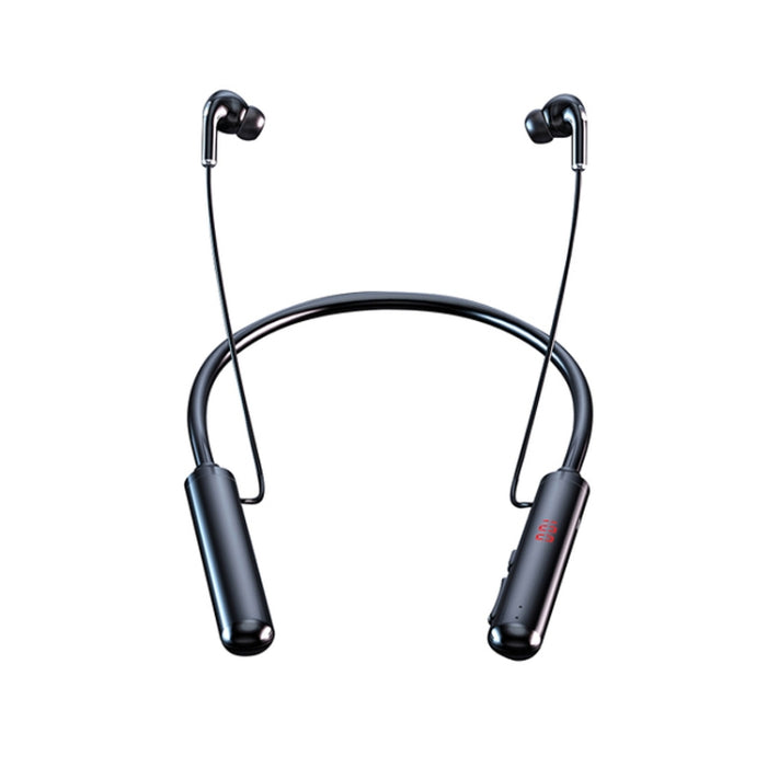 Auriculares estéreo magnéticos con banda para el cuello 960 con pantalla LED compatible con tarjeta TF