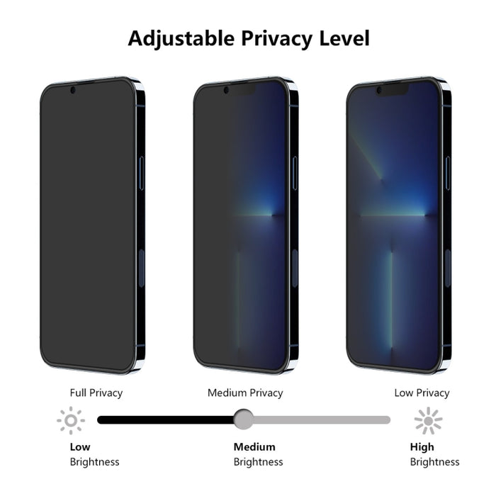 5 PCS ENKAY Hat-Prince Cobertura completa Protector de pantalla de privacidad anticaída Película de vidrio templado antiespía, For iPhone 13 mini(5pcs), For iPhone 13 / 13 Pro (5pcs), For iPhone 13 Pro Max(5pcs)