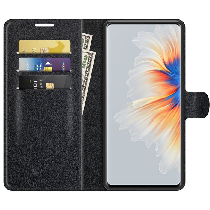 Para Xiaomi Mix 4 Litchi Texture Funda protectora con tapa horizontal con soporte y ranuras para tarjetas y billetera, For Xiaomi Mix 4
